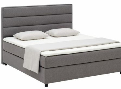 Continental Textile Bed Boxspring Bed Beds Upholstery High Double Leather